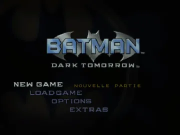 Batman - Dark Tomorrow screen shot title